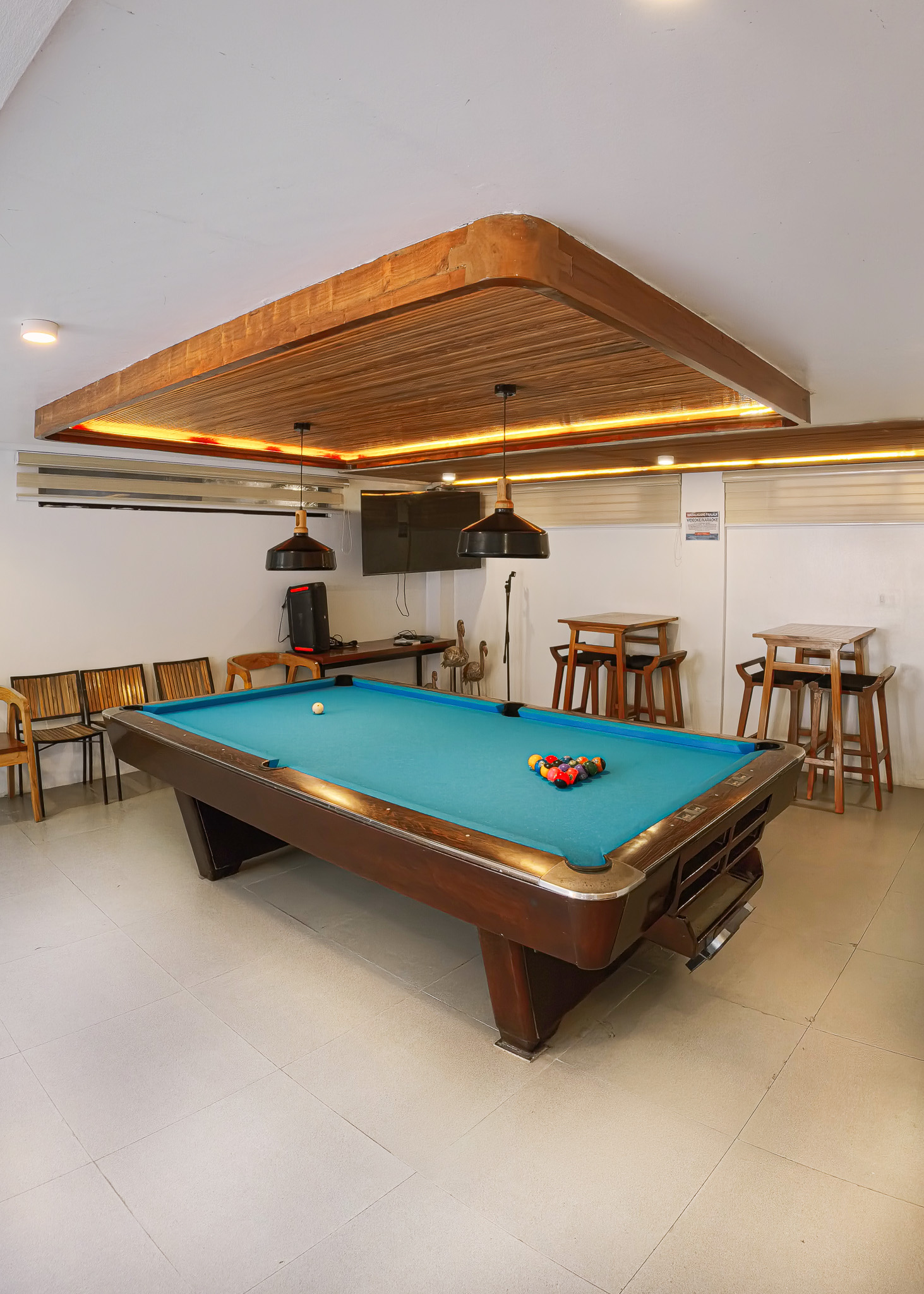 Billiards room